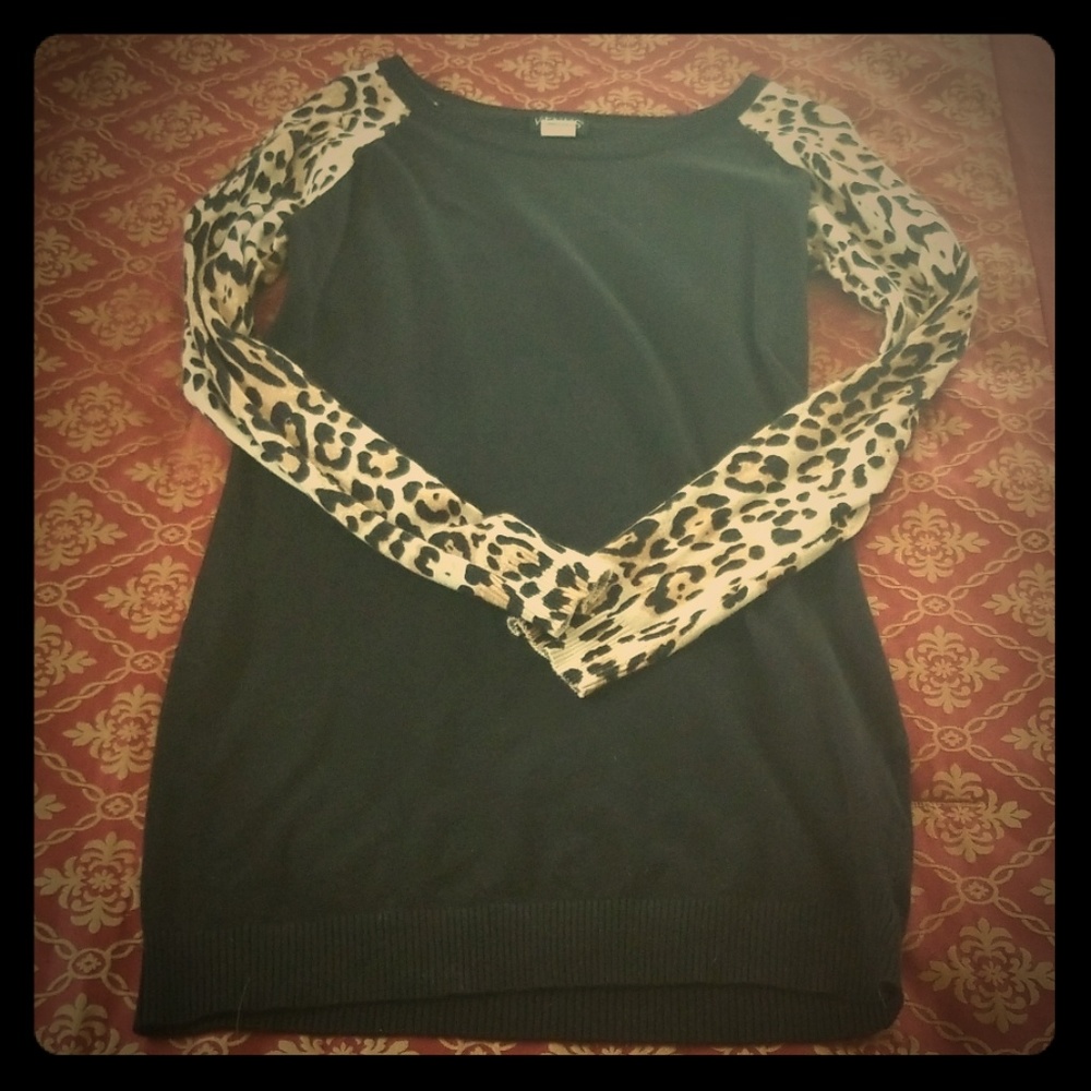 Leopard print sweater